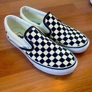 Vans Classic Slip-On Checkerboard Shoe